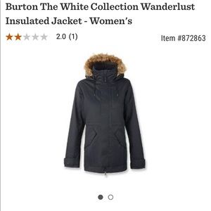 Burton White Collection Wanderlust Jacket